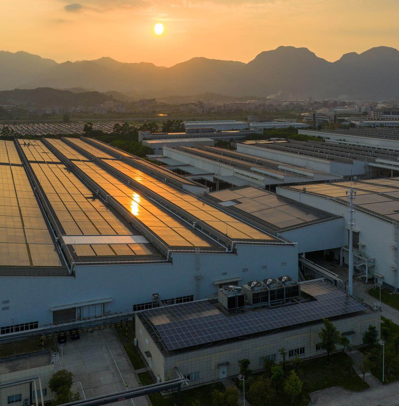 Instalación solar industrial